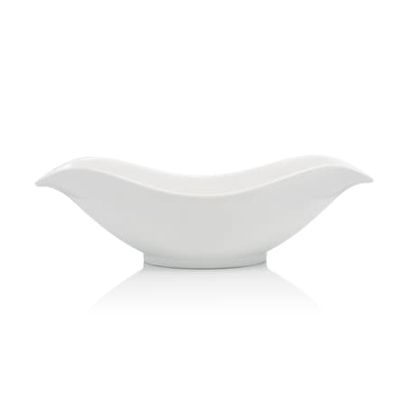 Bon Chef Melamine Petals Bowl  21" X 8 1/8" X 6 1/4"   4 Qt 53605White